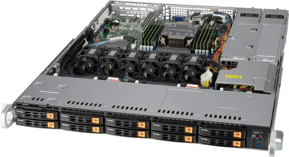 Supermicro SSG-110P-NTR10 | 1U UP Storage Server