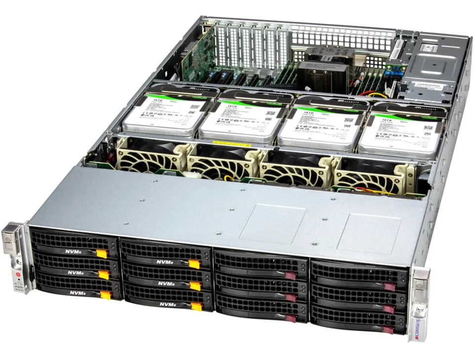 Supermicro SSG-621E-ACR16L | 2U Storage Server