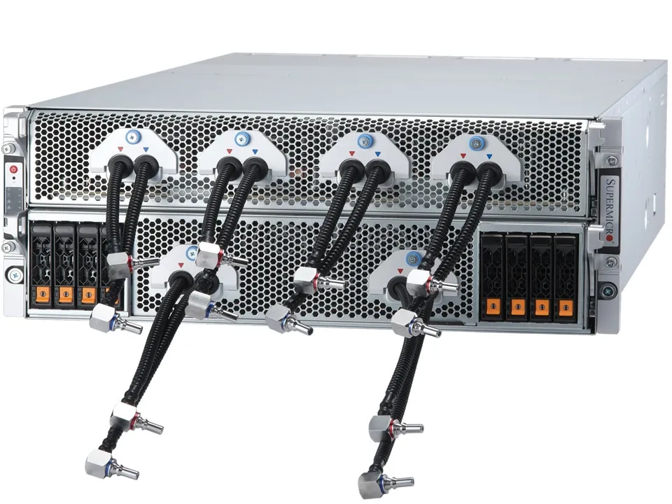 Supermicro SYS-421GE-TNHR2-LCC | 4U AI Training Server